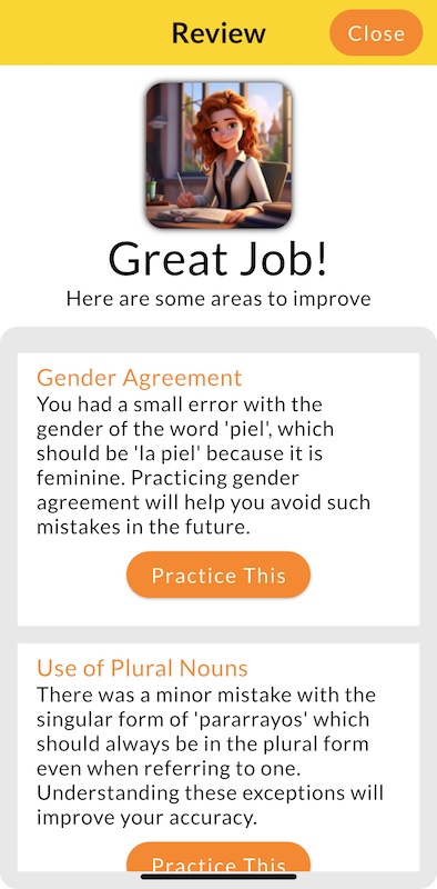 Intelligent Feedback Demo